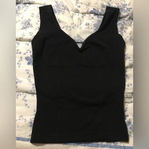 Express Small Sweetheart Neckline Tops Set of Black and Blue